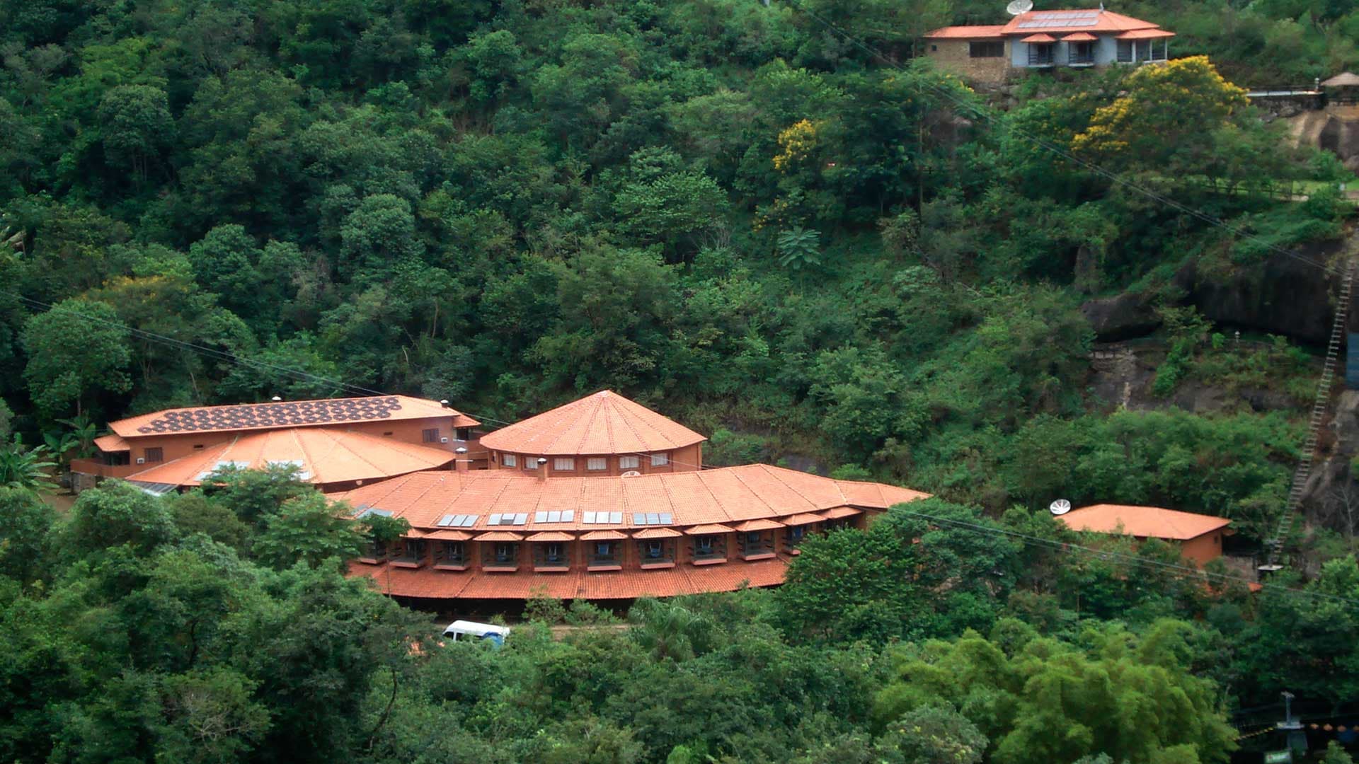 Vista aérea do Hotel Fazenda Parque dos Sonhos em Socorro-SP
