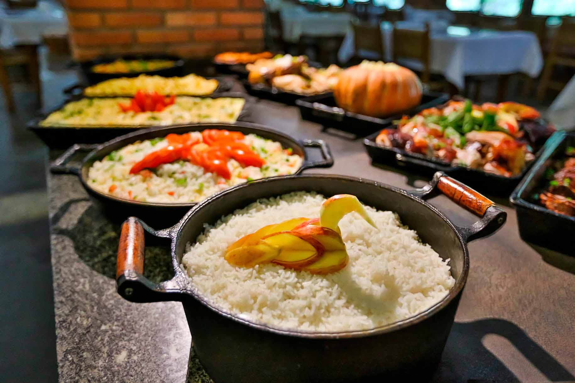 Pratos típicos do almoço com produtos da horta (foto 9)